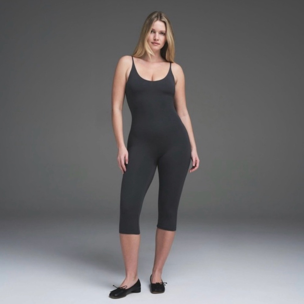 NWT SKIMS Outdoor Cami Catsuit in Washed Onyx 2X